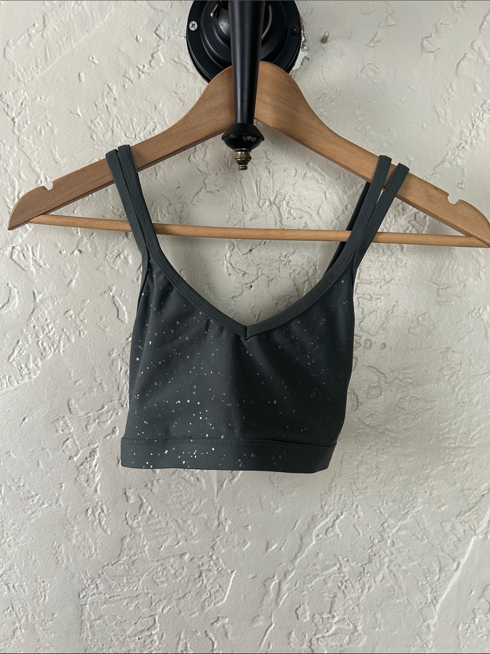 Beyond Yoga Alloy Speckled Green Bra